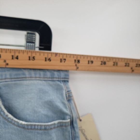 Universal Thread Highest Rise Shortie Shorts Womens 12 Cut Off Destructed Jean - Picture 8 of 13